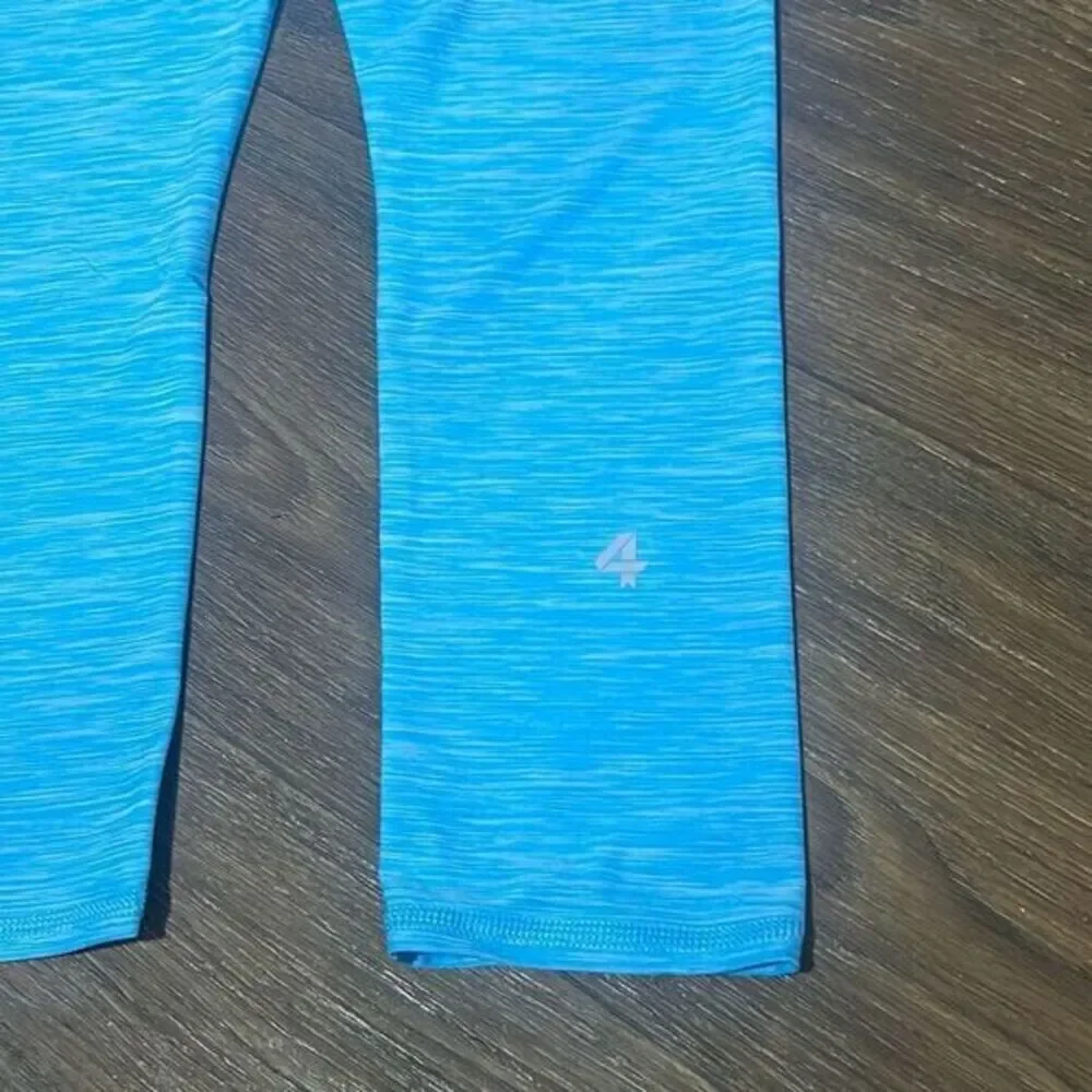 NWT FourLaps Womens River Blue Space Dye Arc‎ Compression Leggings Size Small